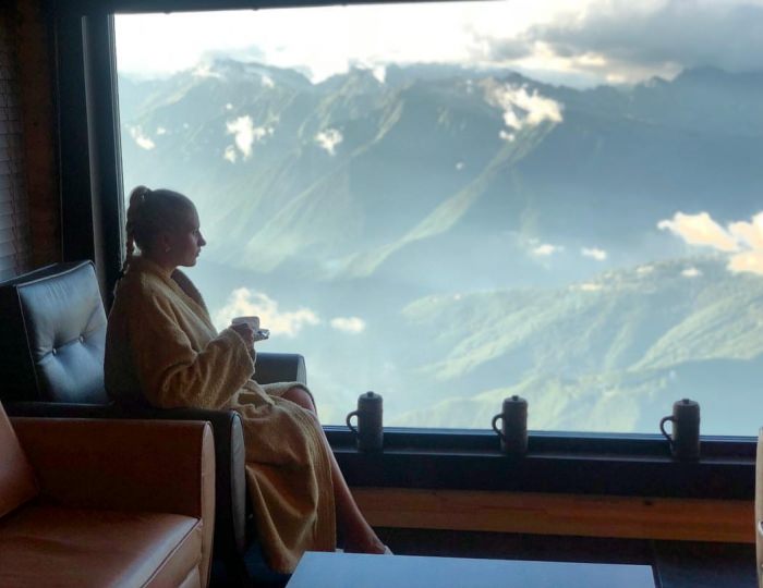 Высокогорная баня на территории курорта «Газпром» - Курортный комплекс Гранд Отель Поляна / Grand Hotel Polyana