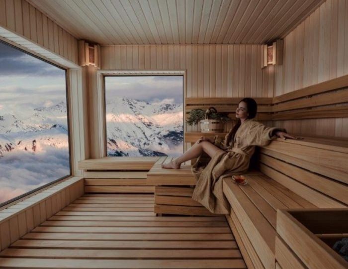 Высокогорная баня на территории курорта «Газпром» - Курортный комплекс Гранд Отель Поляна / Grand Hotel Polyana