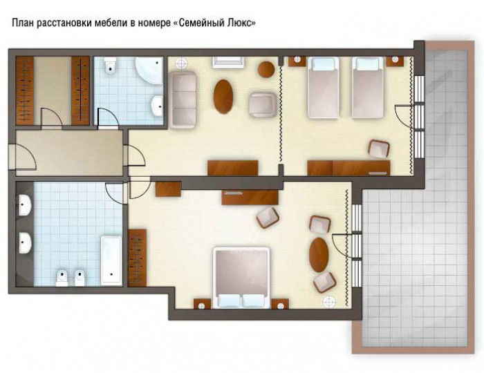 Семейный Люкс / Категория Сюит - Курортный комплекс Гранд Отель Поляна / Grand Hotel Polyana