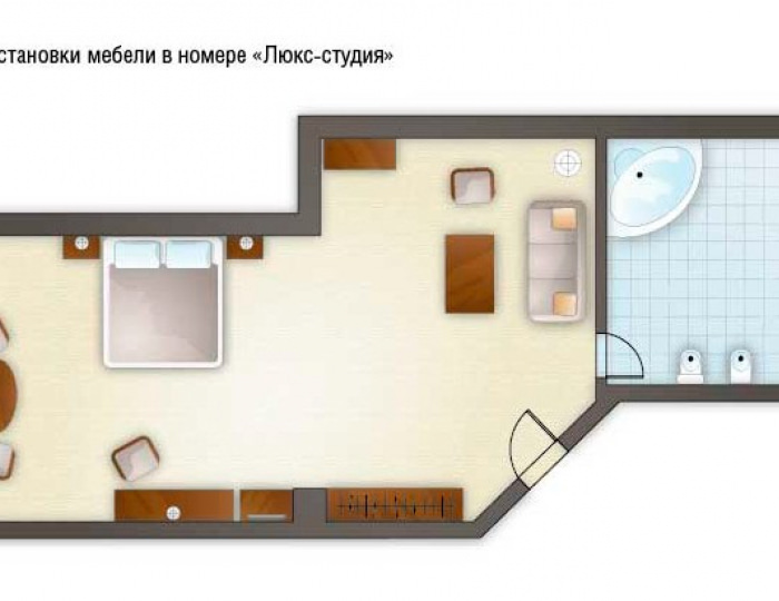 Люкс Студия / Категория Люкс, Джуниор Сюит - Курортный комплекс Гранд Отель Поляна / Grand Hotel Polyana